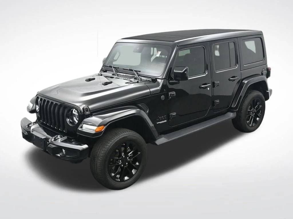 Used 2021 Black Jeep Unlimited Sahara High Altitude image 21