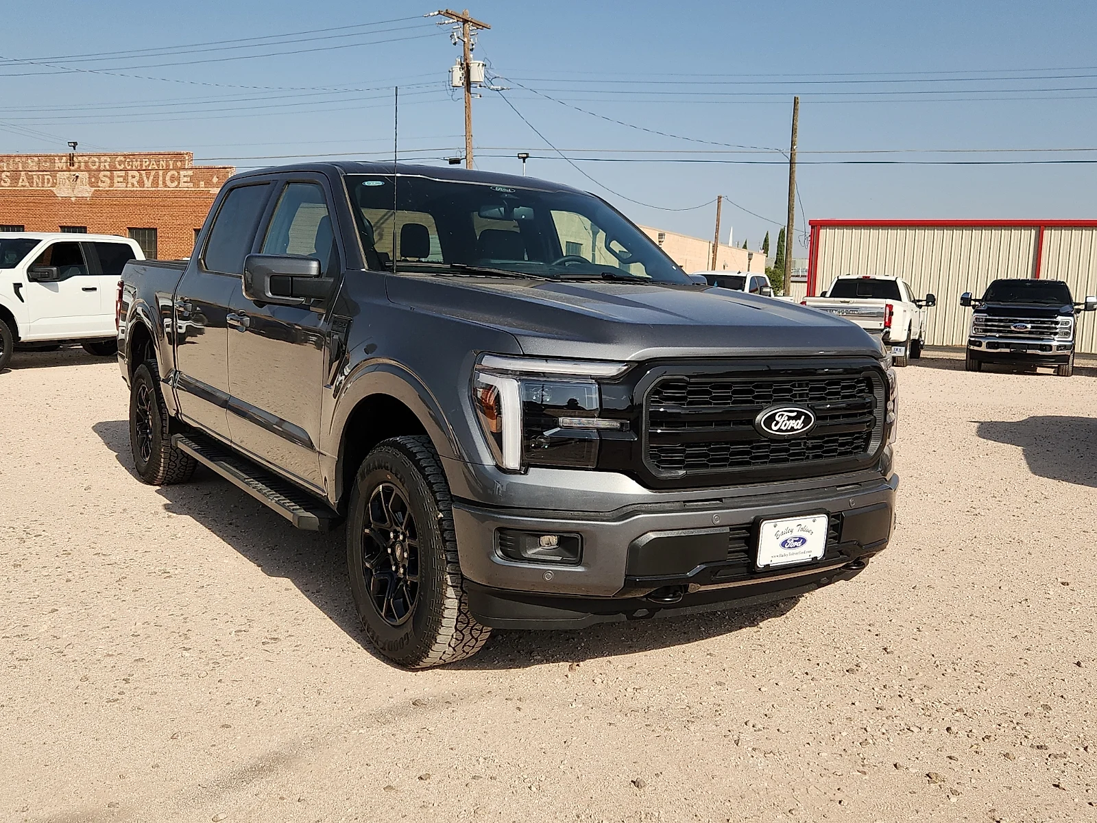 New 2026 Carbonized Gray Metallic Ford Lariat image 1