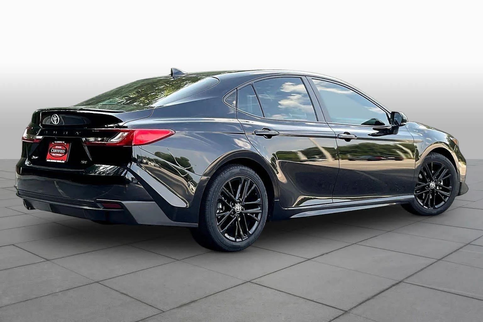 Used 2025 Midnight Black Metallic Toyota SE image 13