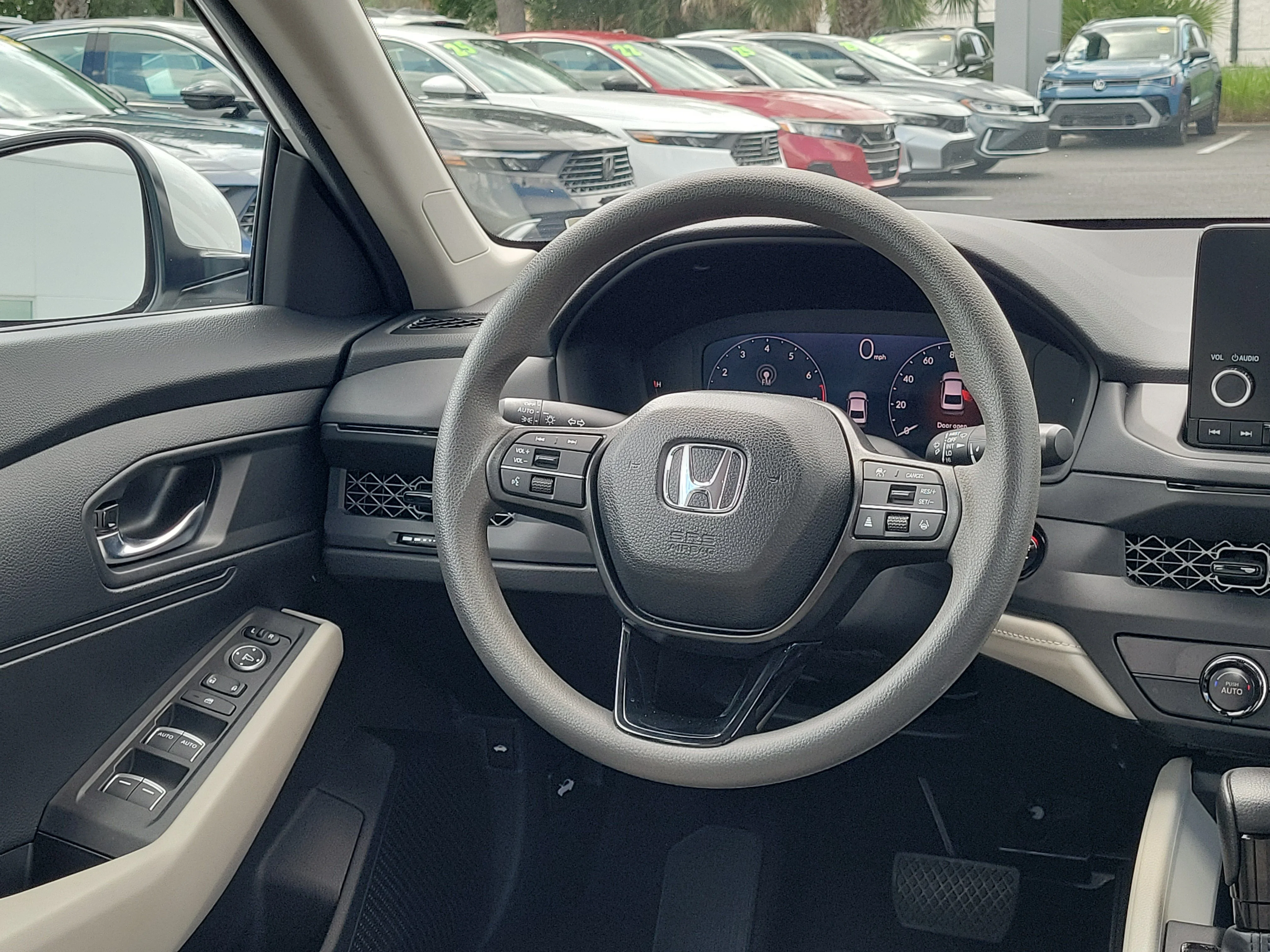 Certified Used 2025 Platinum White Pearl Honda LX image 3