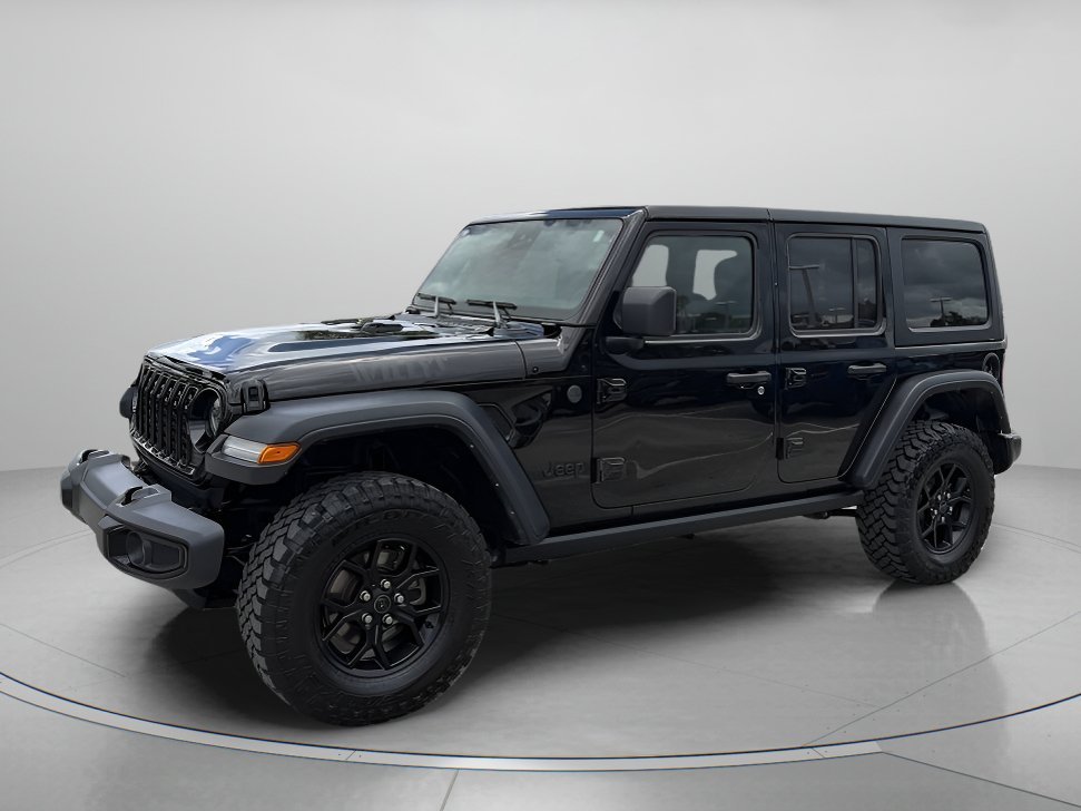Used 2025 Black Clearcoat Jeep Willys image 1
