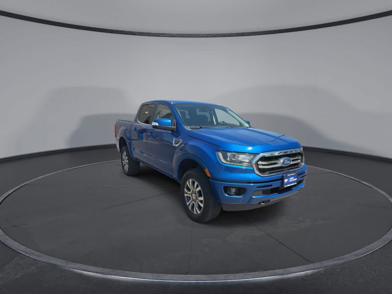 Used 2020 Lightning Blue Metallic Ford LARIAT image 2