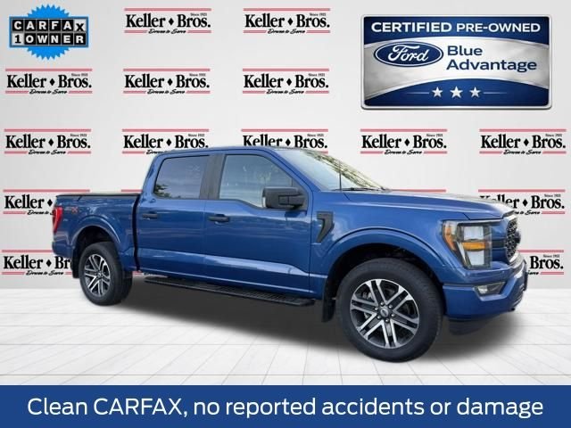 Certified Used 2023 Blue Ford XL STX 5.5ft Bed image 1