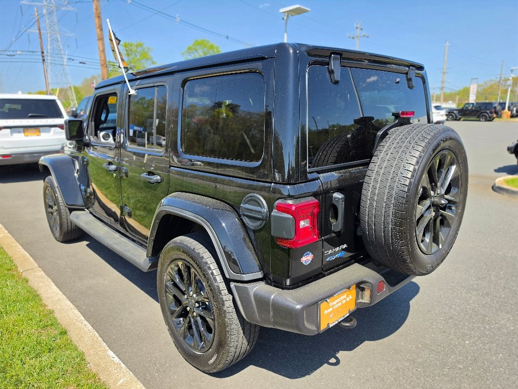 Certified Used 2025 Black Clear Coat Jeep Sahara 4xe image 19