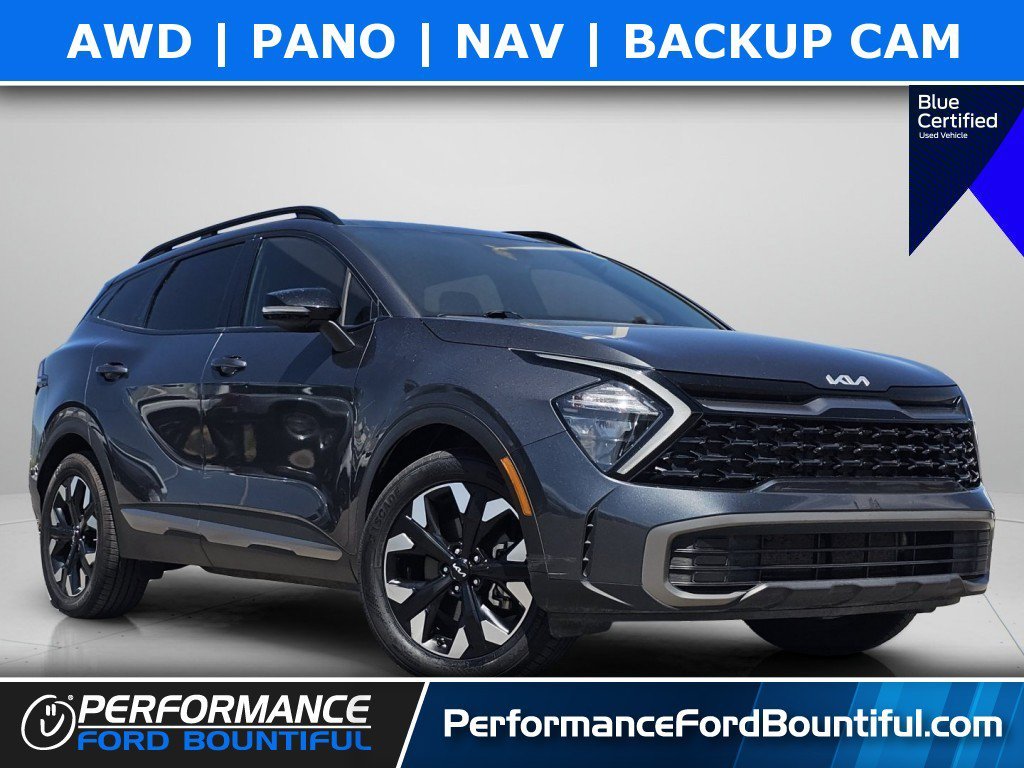 Certified Used 2023 Gravity Gray Kia X-Line image 1