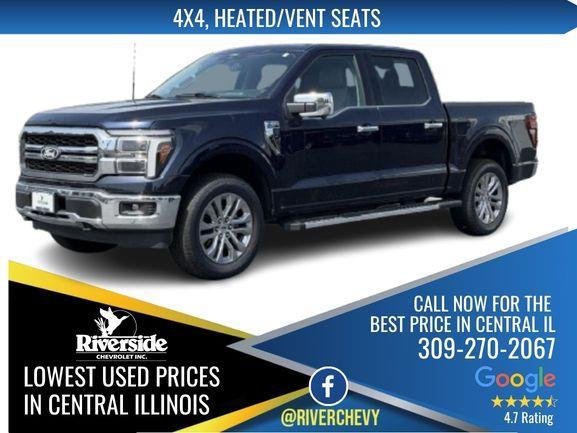 Used 2025 Antimatter Blue Metallic Ford LARIAT image 1