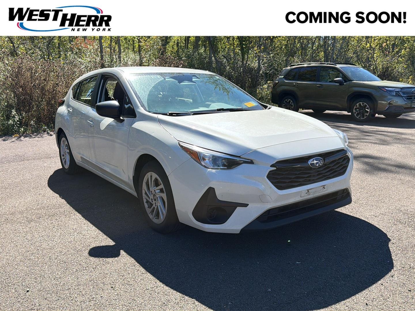 Used 2024 Crystal White Pearl Subaru  image 1