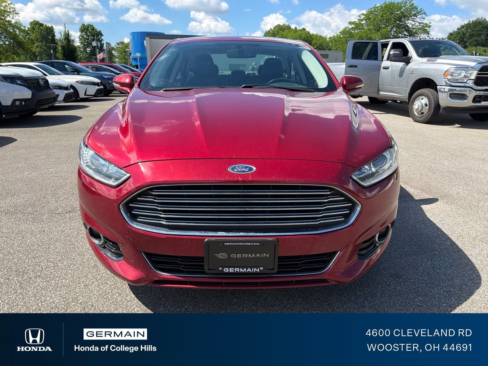 Used 2016 Ford Fusion Titanium with VIN 3FA6P0K96GR256998 for sale in Wooster, OH