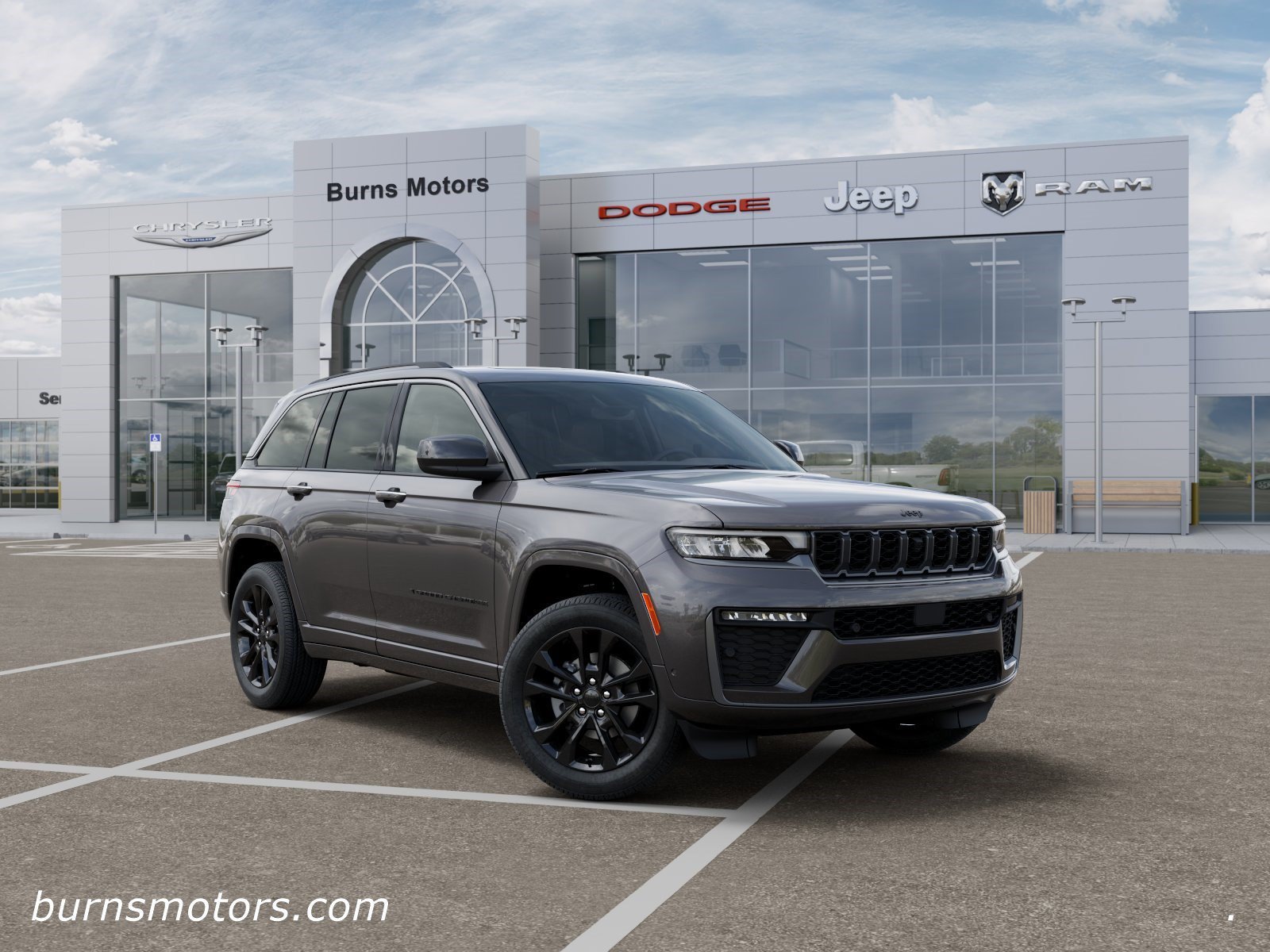 New 2026 Baltic Gray Metallic Clear-Coat Exterior Paint Jeep Limited Reserve BLACKOUT image 5