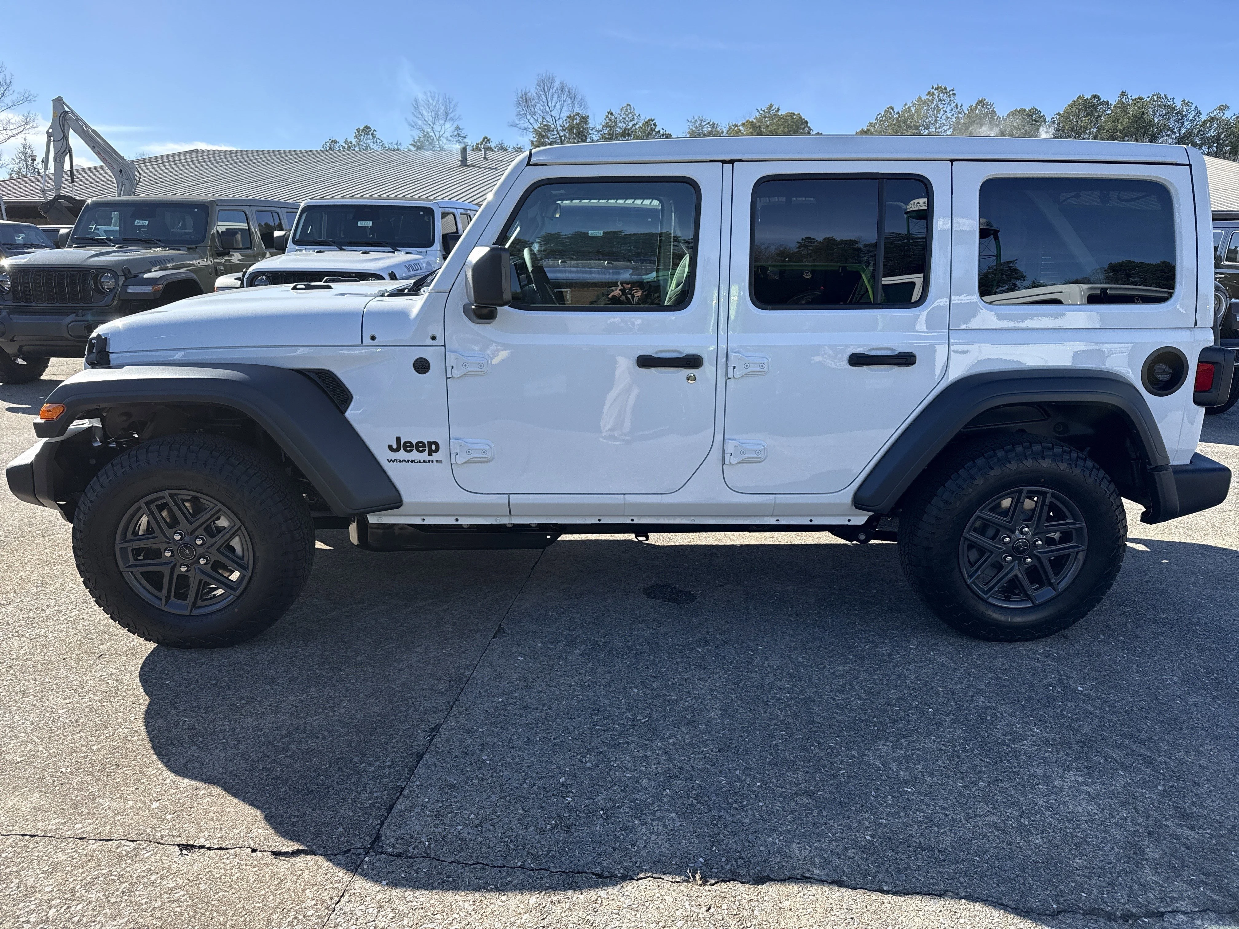 New 2026 Bright White Clearcoat Jeep Sport S image 4