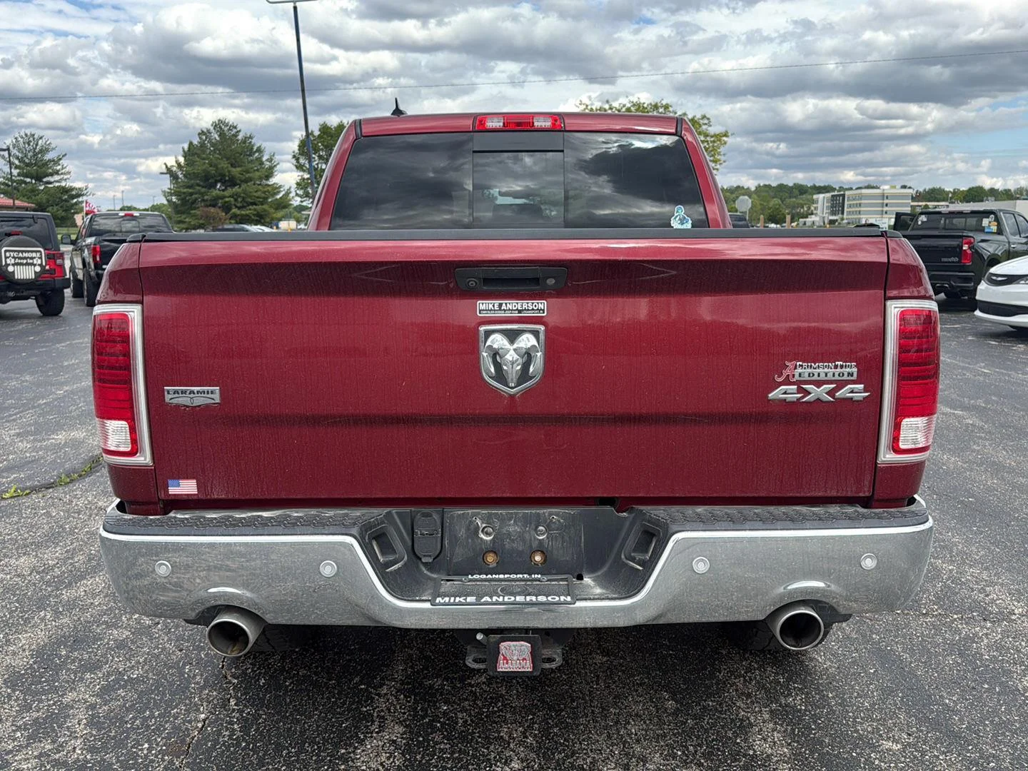 Used 2015 Deep Cherry Red Crystal Pearlcoat Ram Laramie image 9