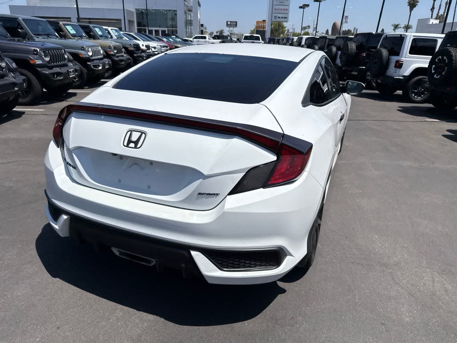 Used 2019 Platinum White Pearl Honda Sport image 14