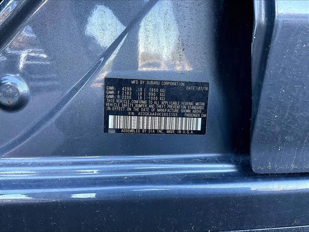 Used 2019 Gray Subaru 2.0i image 9