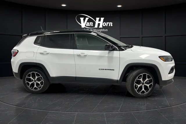 Used 2025 Bright White Clearcoat Jeep Limited image 8