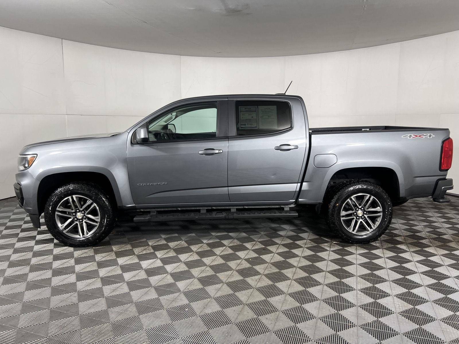 Used 2021 Satin Steel Metallic Chevrolet 4WD Work Truck image 36
