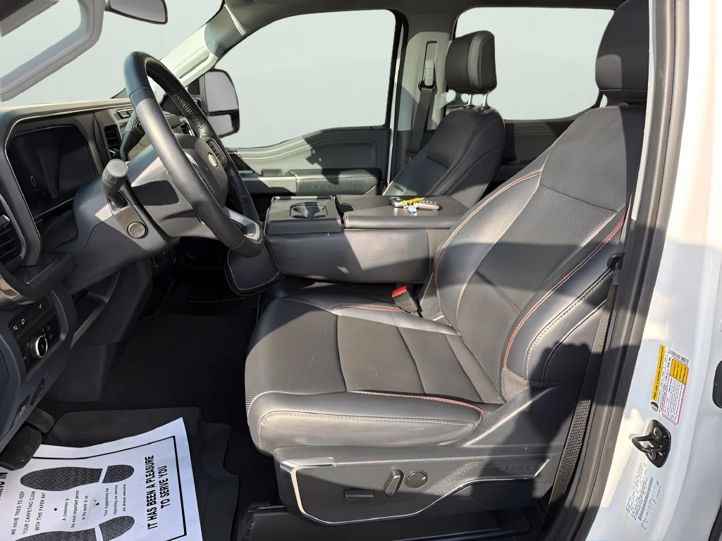 Used 2024 Star White Metallic Tri-Coat Ford Lariat image 18