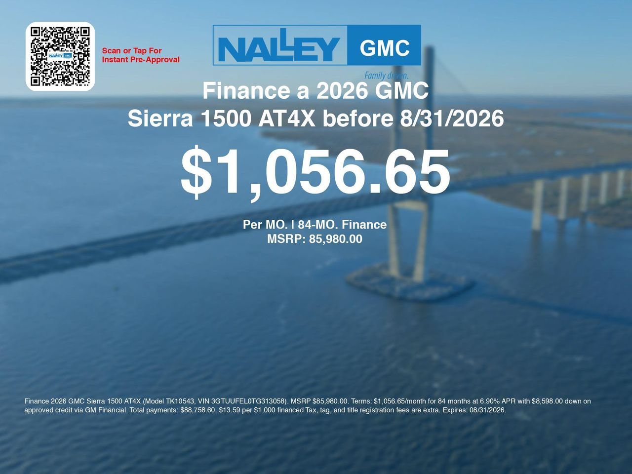 New 2026 Onyx Black GMC AT4X image 7