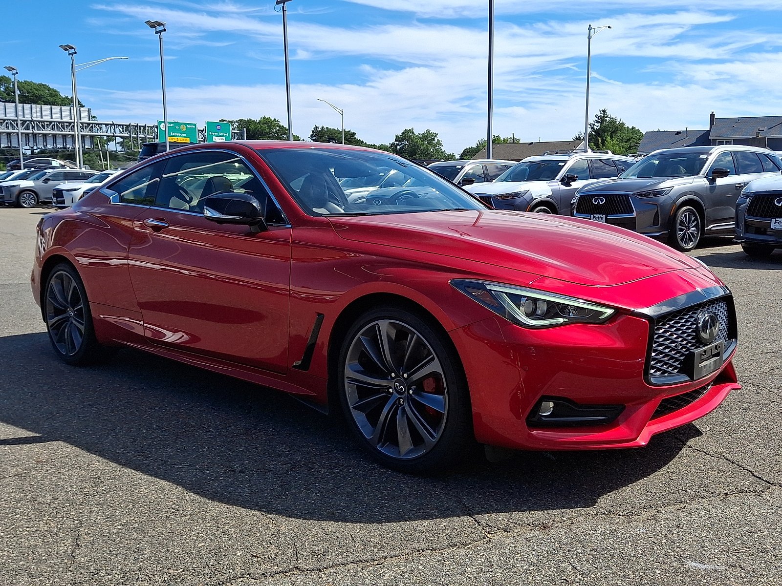 Certified Used 2022 Dynamic Sunstone Red - NBA INFINITI RED SPORT 400 AWD image 3