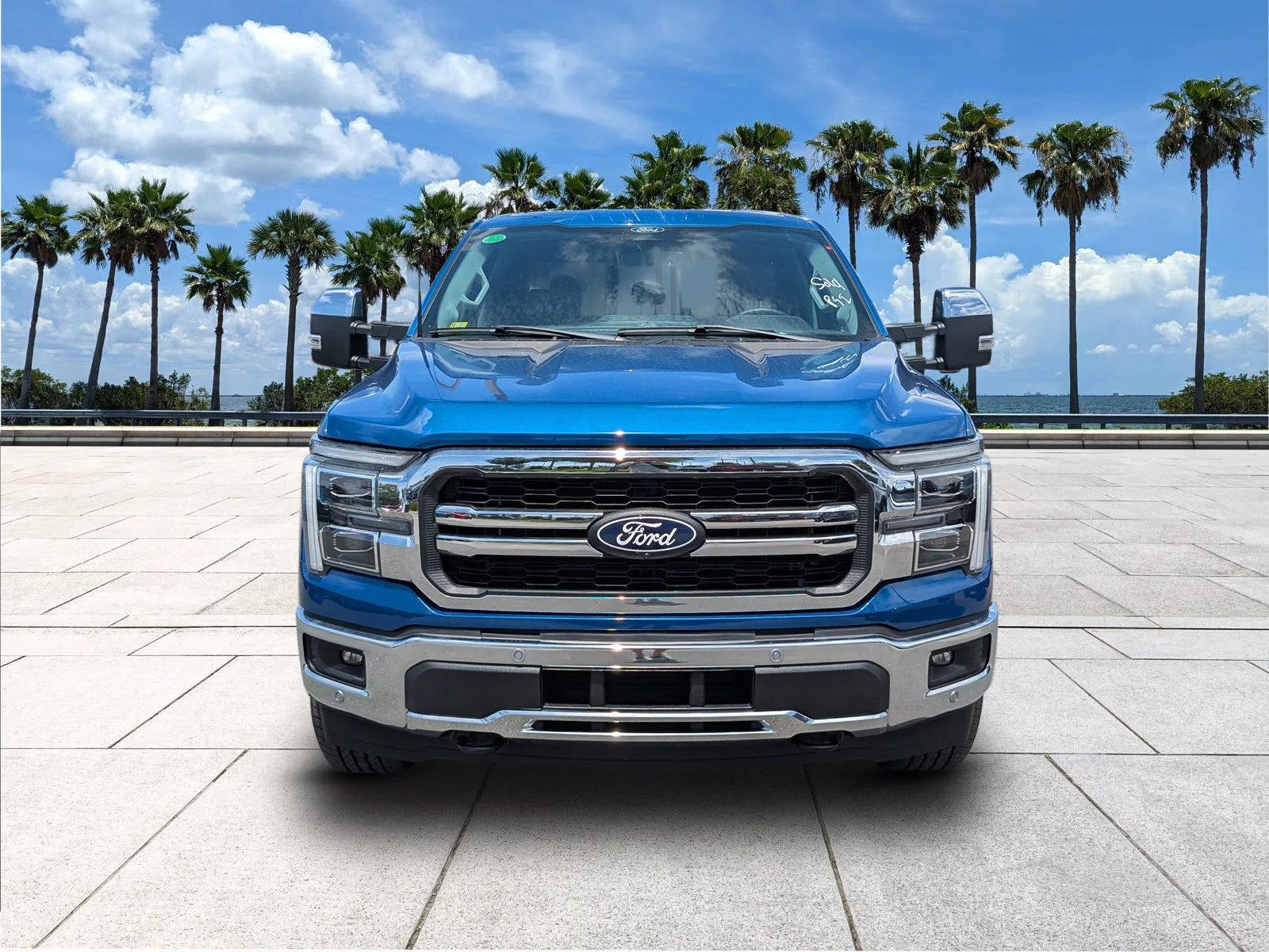 Used 2025 Atlas Blue Metallic Ford LARIAT image 2