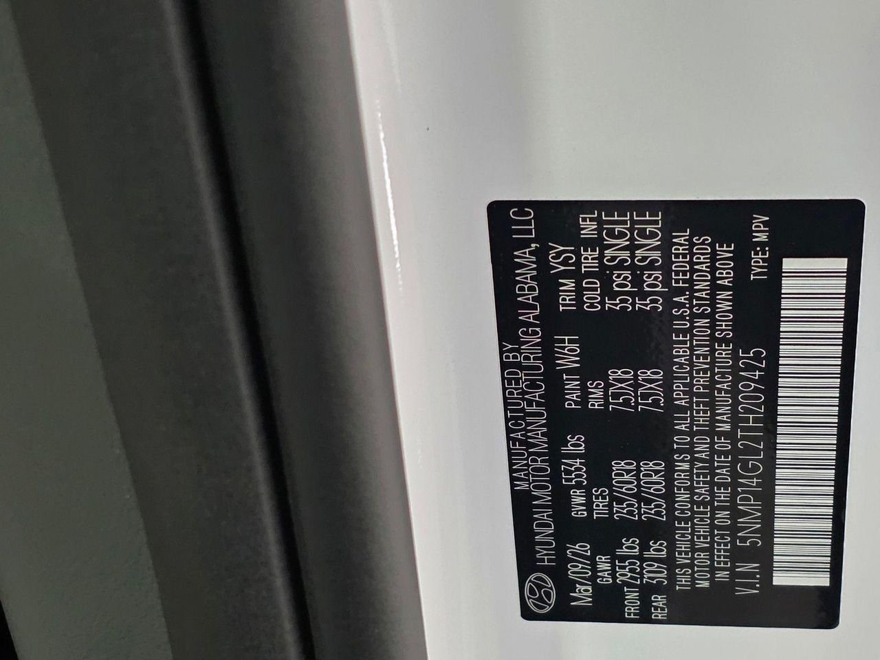 New 2026 Serenity White Hyundai SE FWD image 35