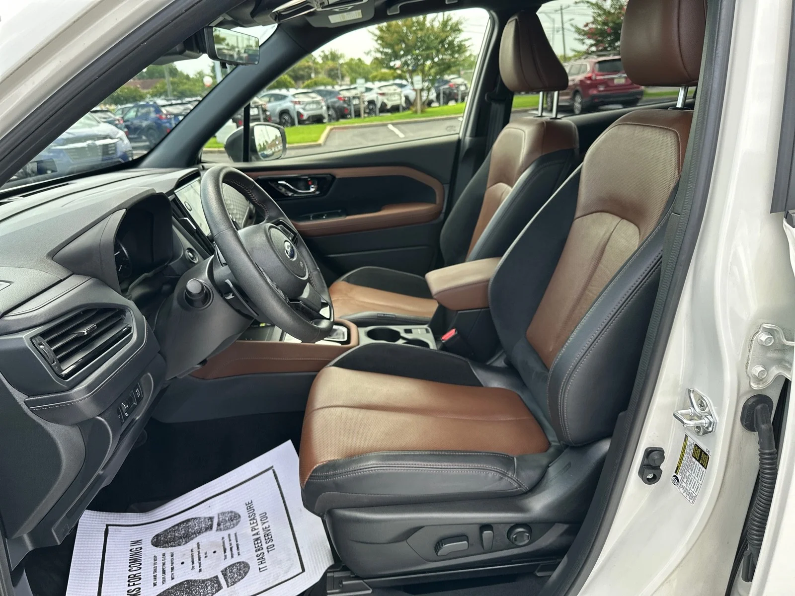Certified Used 2025 Crystal White Pearl Subaru Touring AWD image 13
