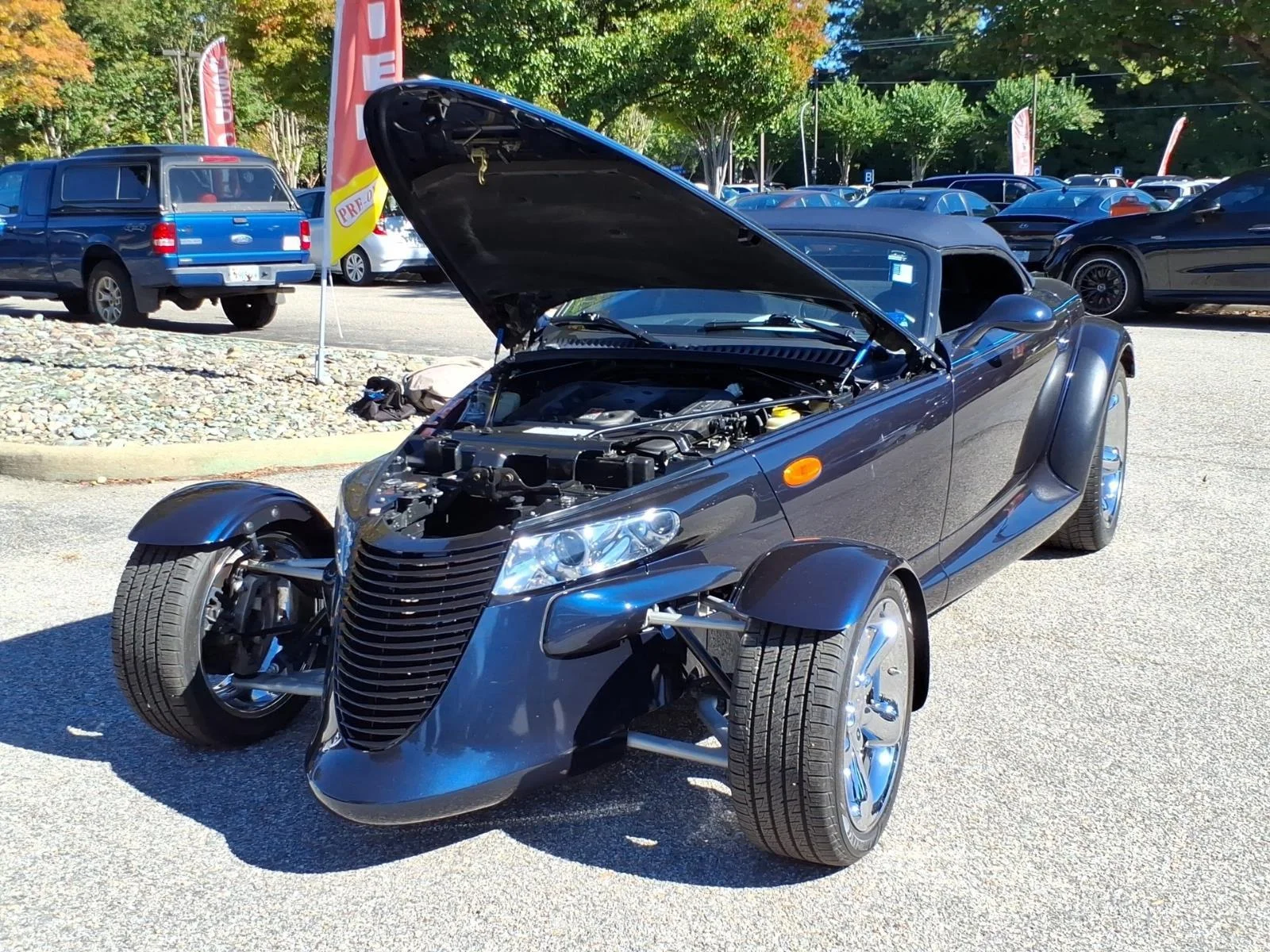 Used 2001 Prowler Midnight Blue Pearl Plymouth Roadster image 29