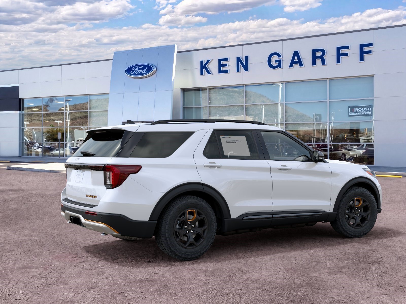 New 2027 Star White Metallic Tri-Coat Ford Tremor image 6