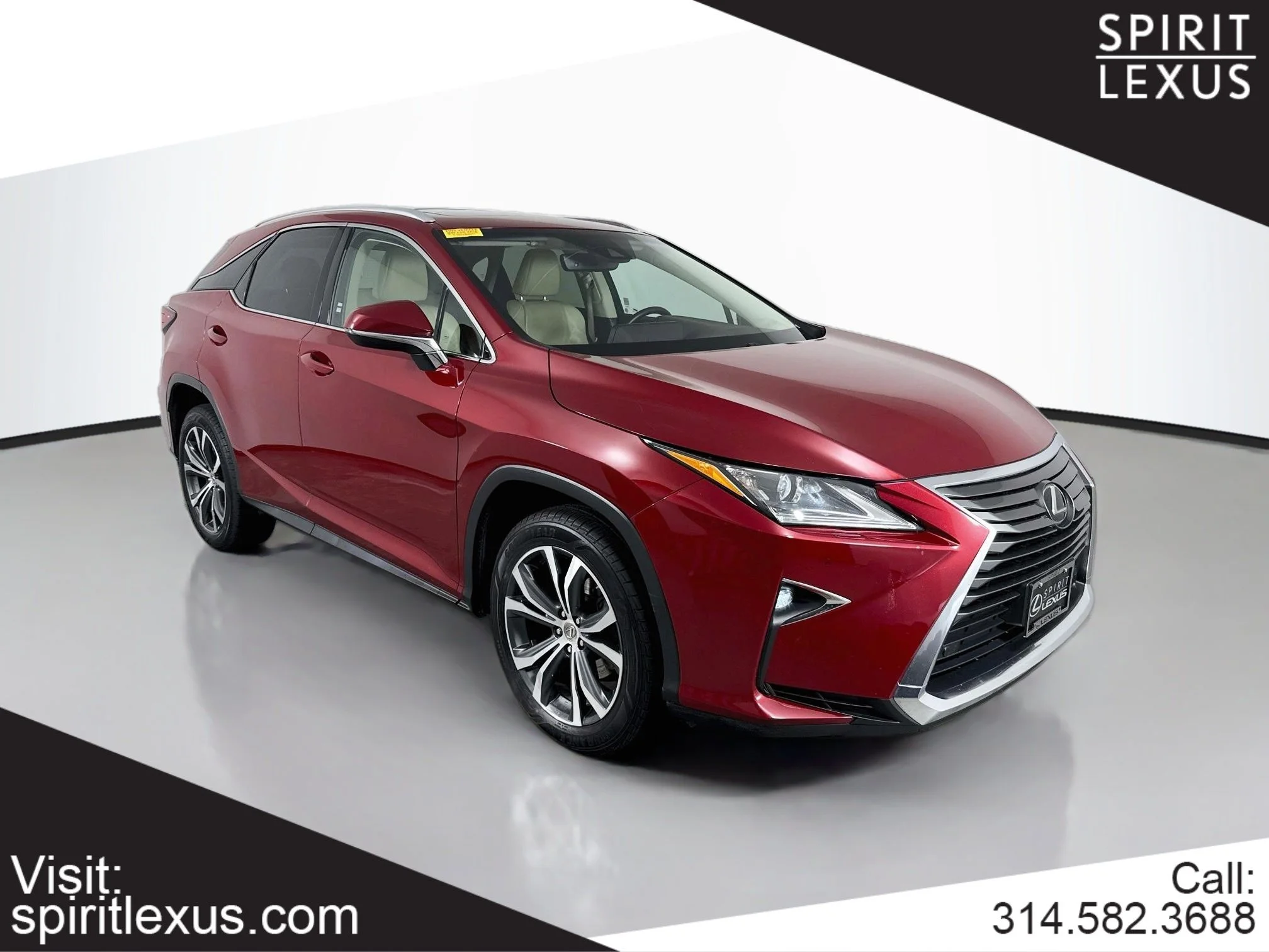Used 2017 Matador Red Mica Lexus 350 image 1
