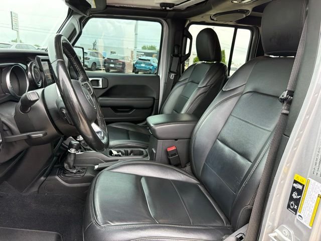 Used 2021 Billet Silver Metallic Clearcoat Jeep Unlimited Sahara Altitude image 13