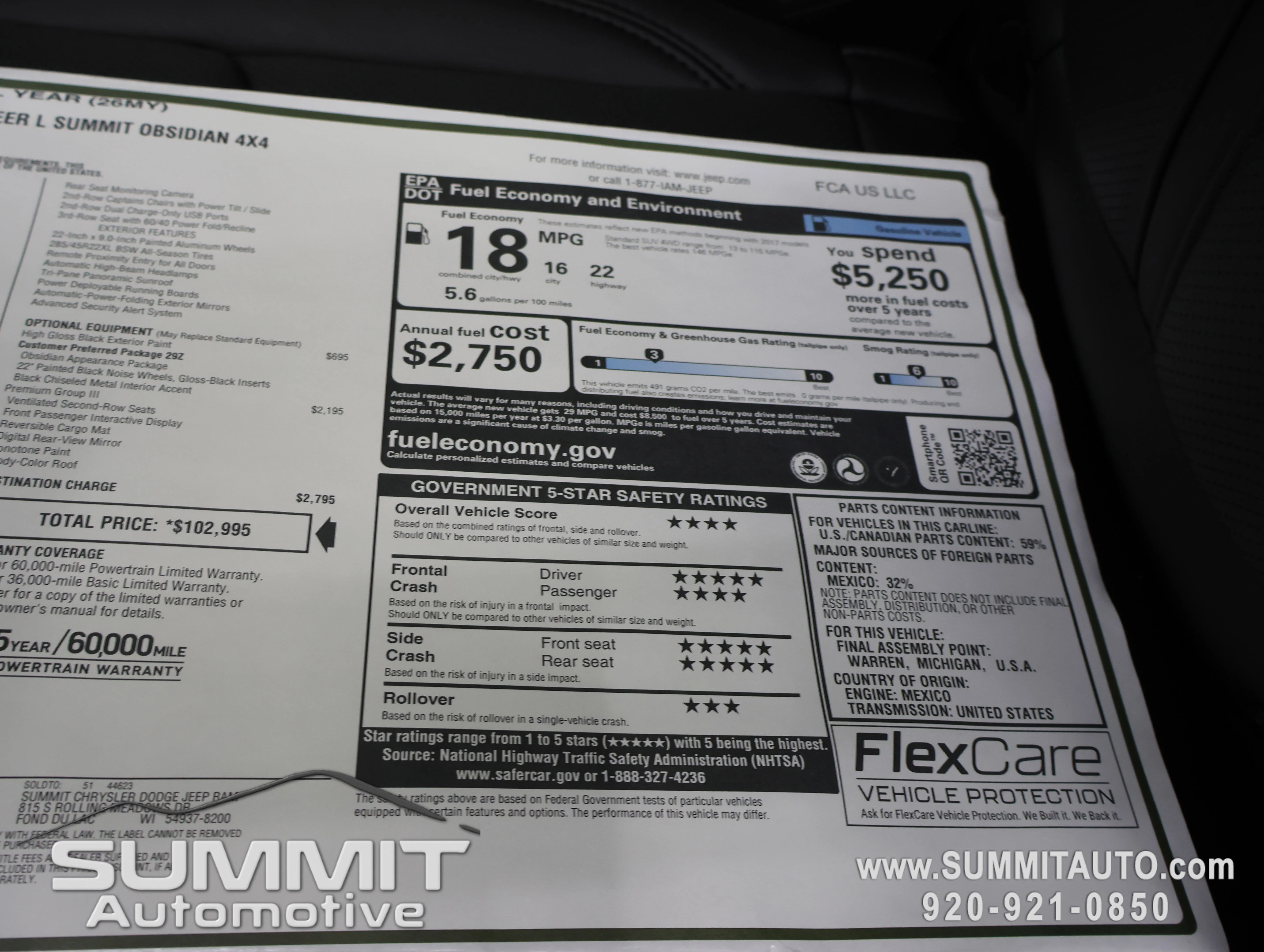 New 2026 High Gloss Black Exterior Paint Jeep Summit Obsidian image 47