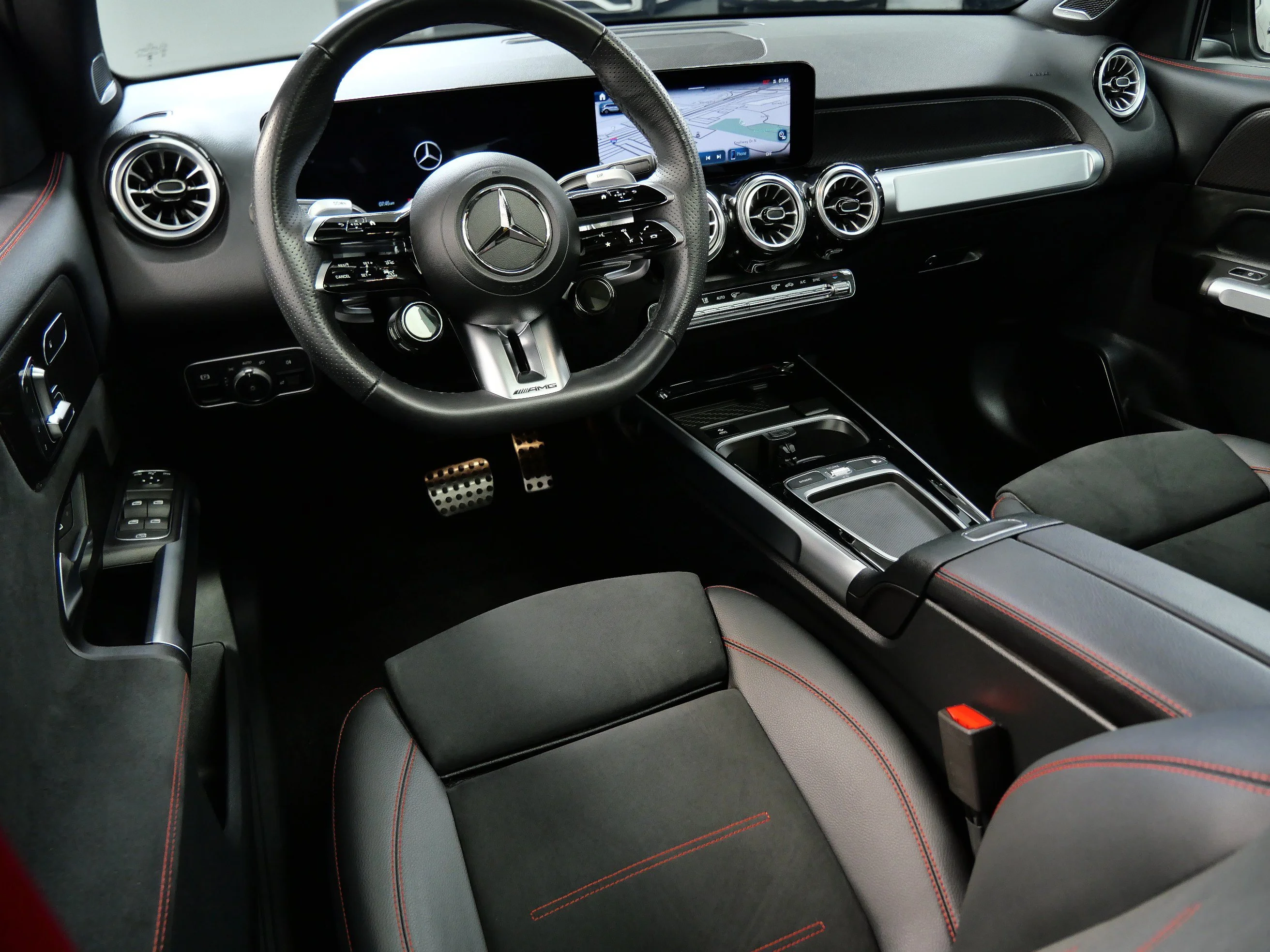 Used 2024 Cosmos Black Metallic Mercedes-Benz AMG® GLB 35 4MATIC SUV image 2