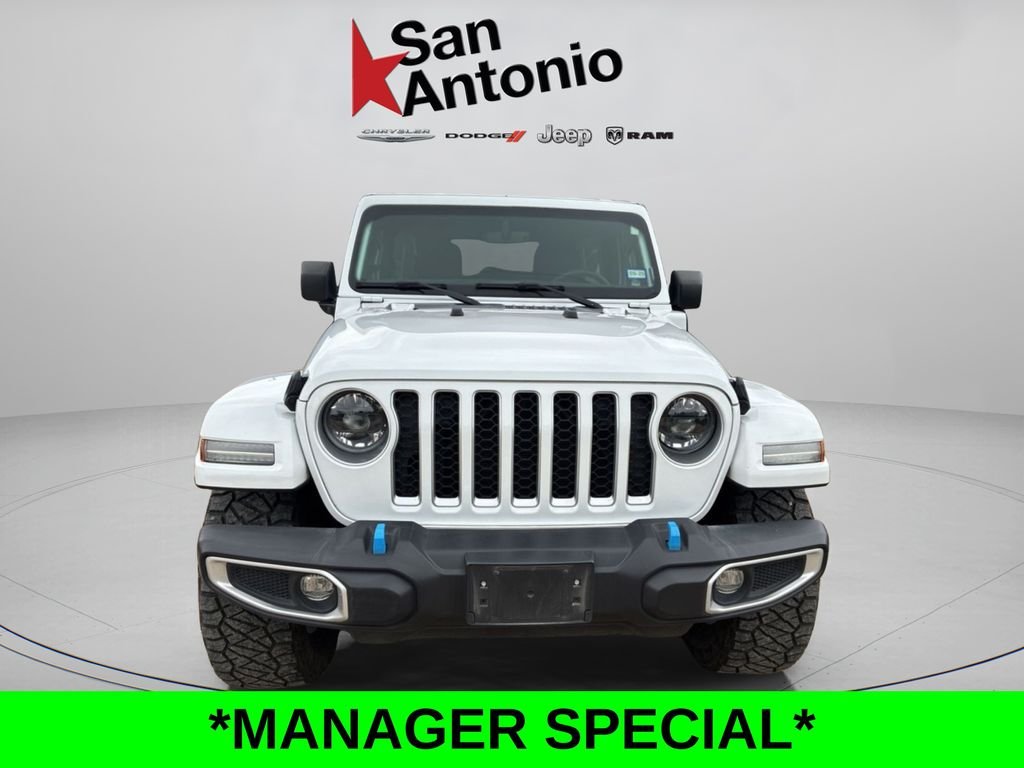 Used 2023 White/off-white Jeep Sahara 4xe image 2