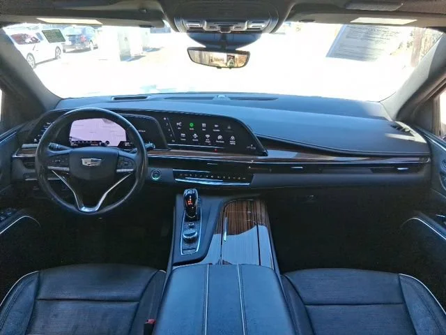 Used 2023 Crystal White Tricoat Cadillac Premium Luxury image 8