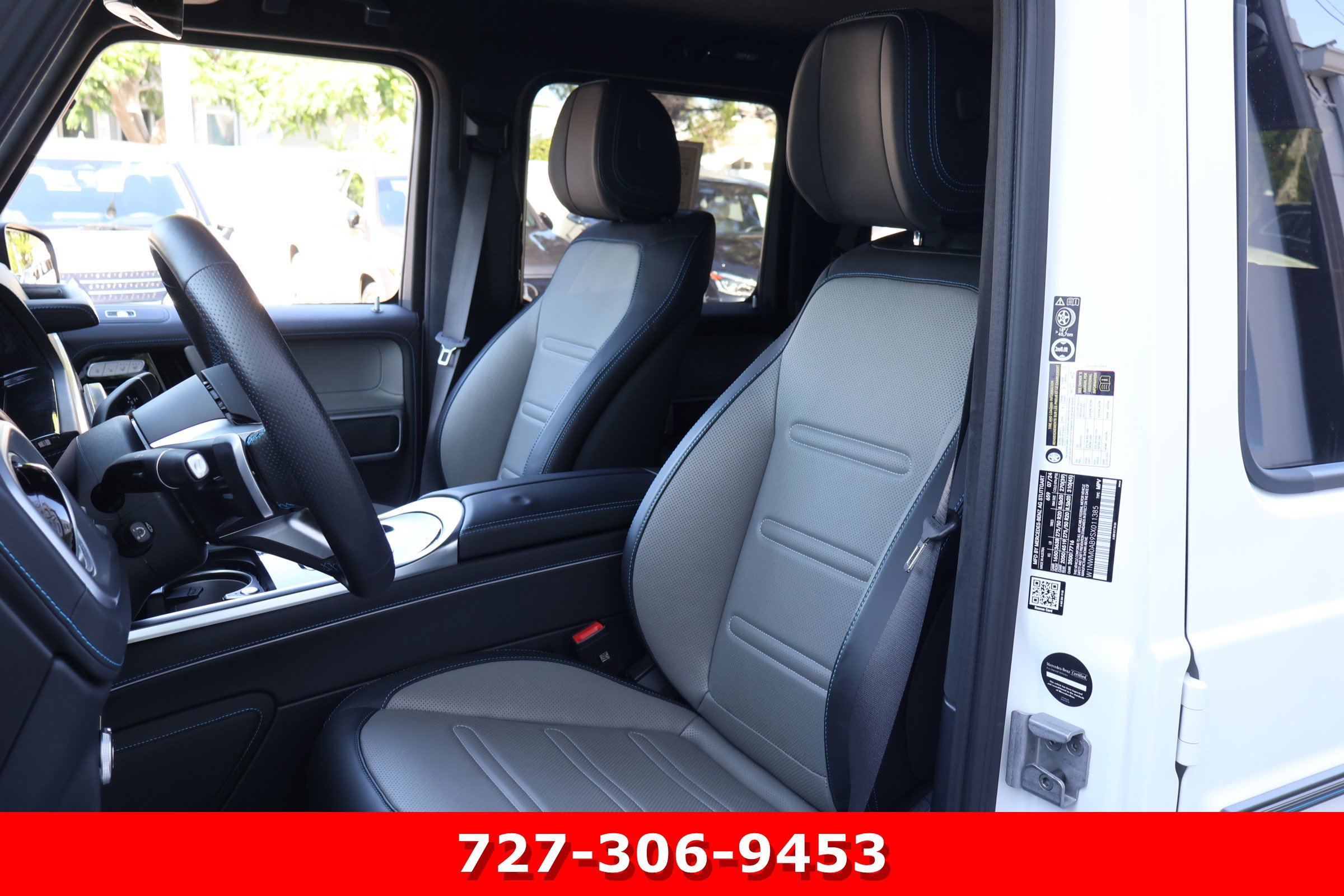 Certified 2025 Mercedes-Benz G-Class G580 with VIN W1NWM0AB9SX011385 for sale in Clearwater, FL