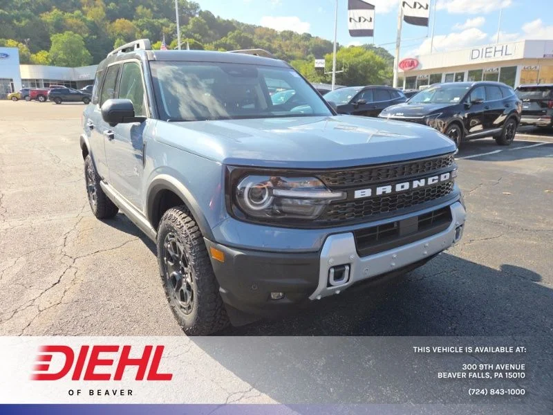 New 2026 Azure Gray Metallic Tri-Coat Ford Outer Banks® image 1