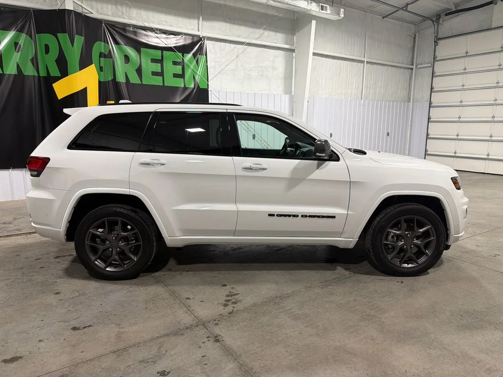 Used 2021 Bright White Clearcoat Jeep 80th Anniversary image 4