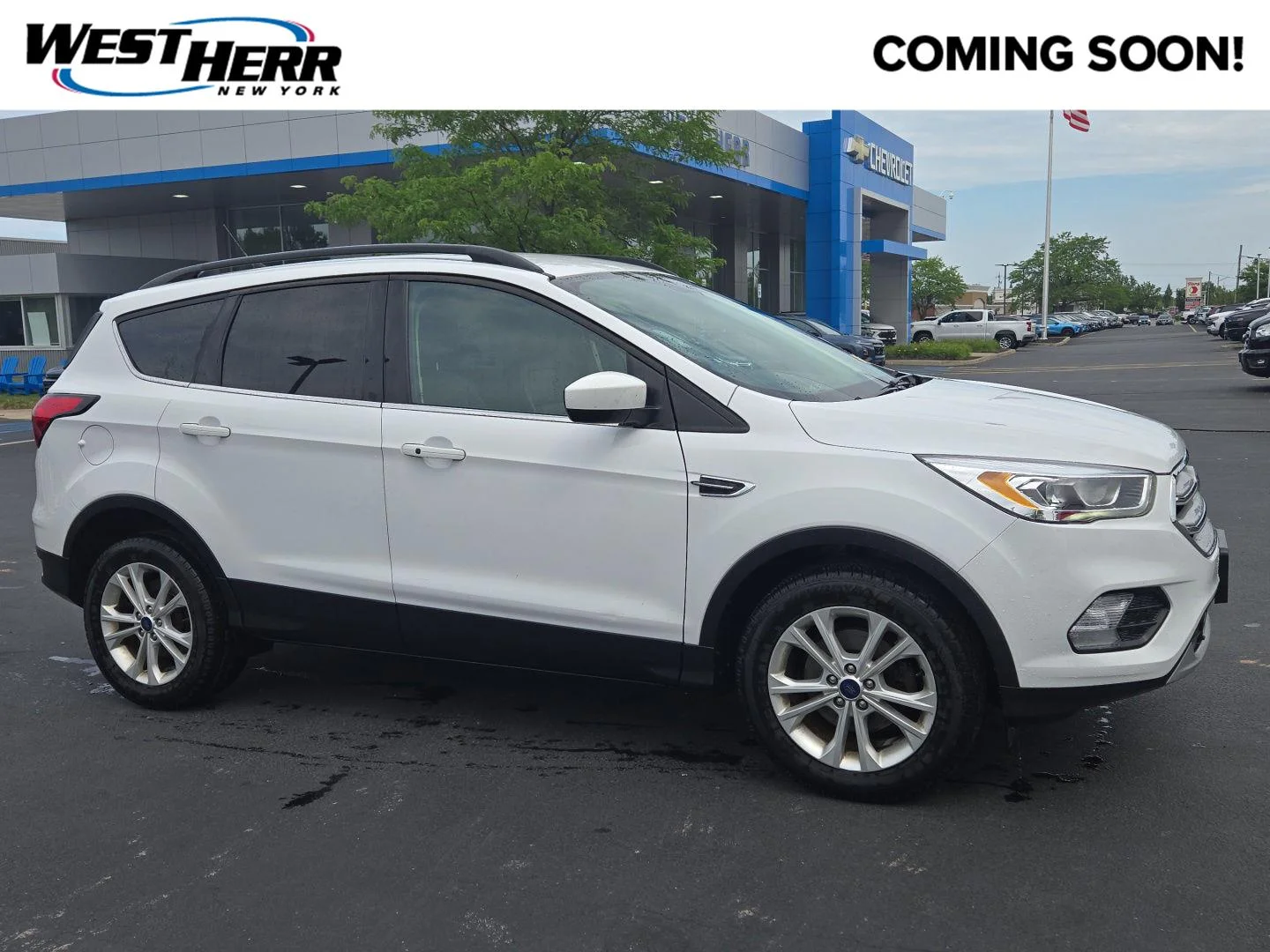 Used 2019 Oxford White Ford SEL image 1