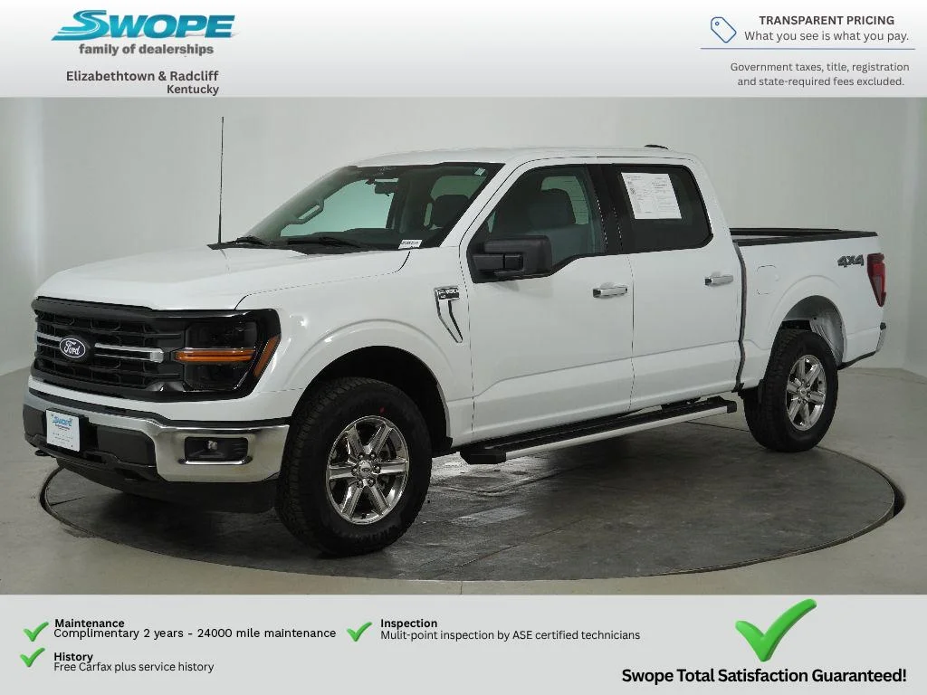Used 2025 Oxford White Ford XLT image 7