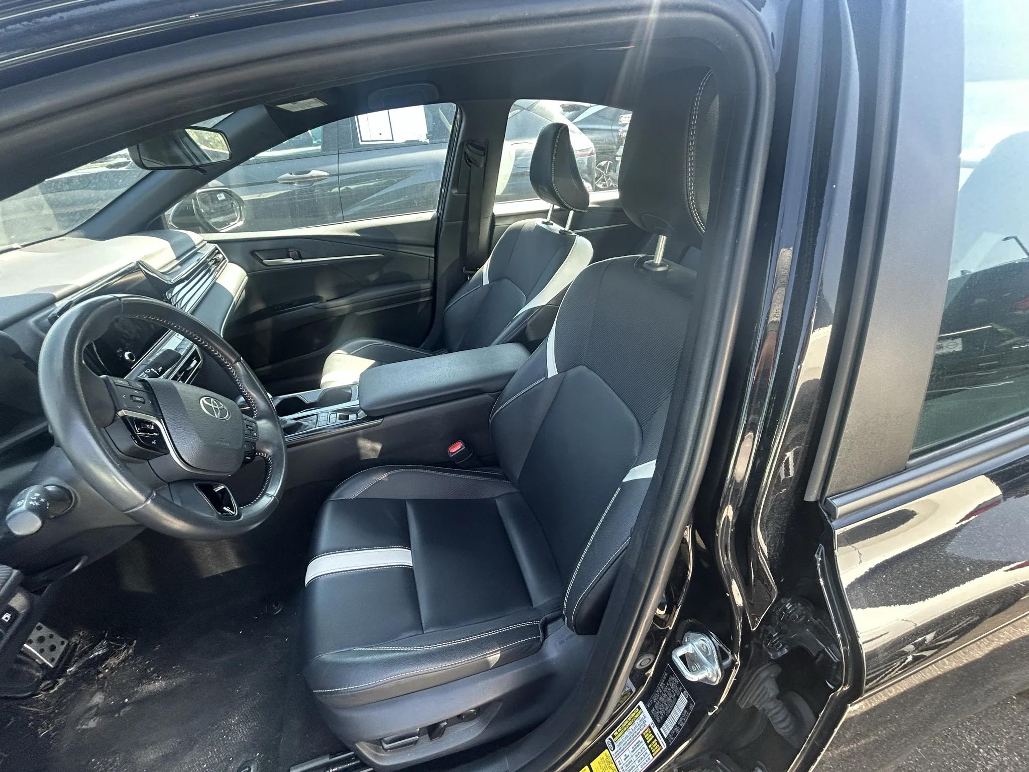 Used 2025 Midnight Black Metallic Toyota SE image 6