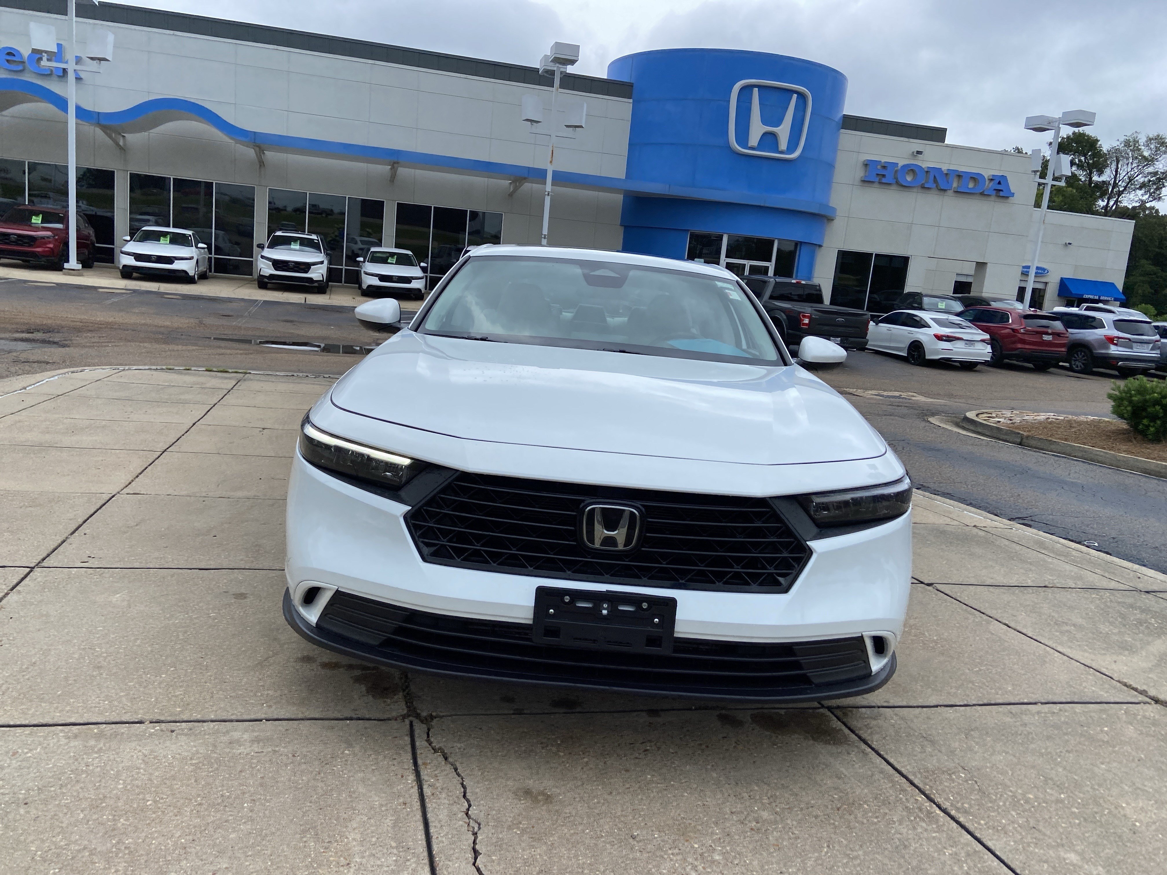 Used 2023 Platinum White Pearl Honda EX image 3