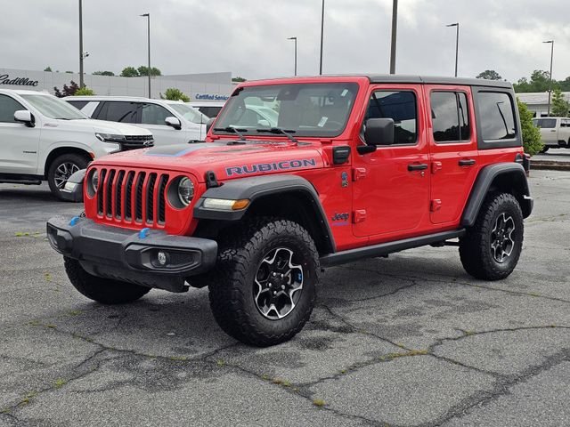 Used 2022 Red Jeep Unlimited Rubicon 4xe image 2