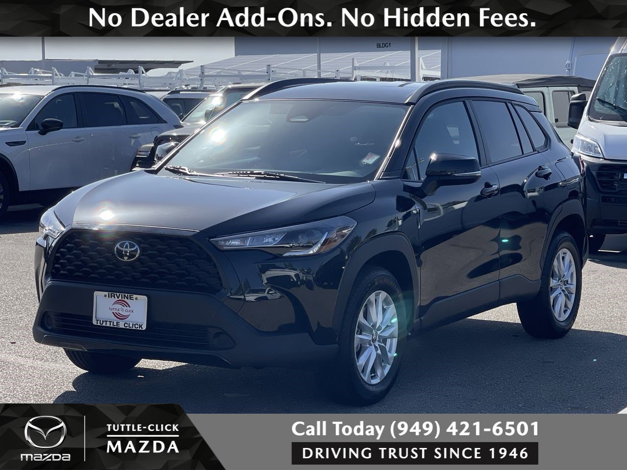 Used 2025 JET BLACK Toyota LE image 3