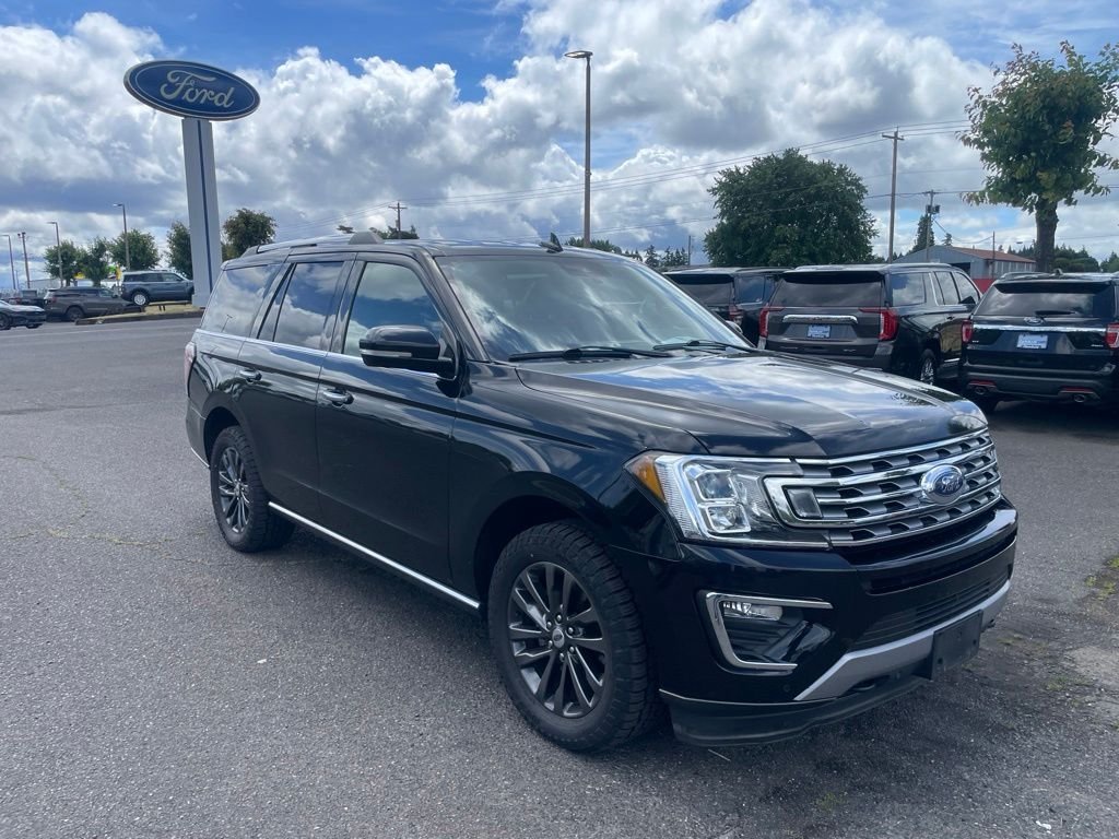 Used 2021 Agate Black Metallic Ford Limited image 3
