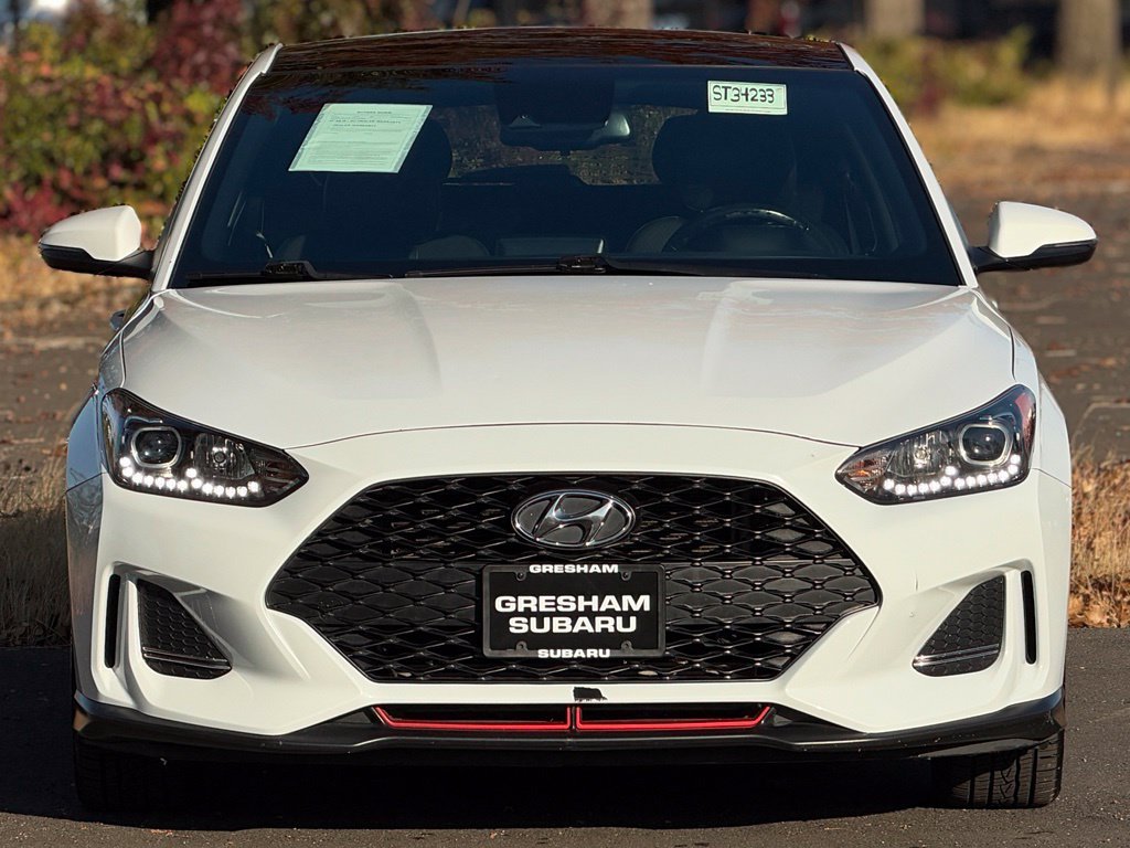 Used 2019 Chalk White Hyundai Turbo image 2