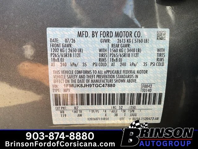 New 2026 Carbonized Gray Metallic Ford Tremor® image 39