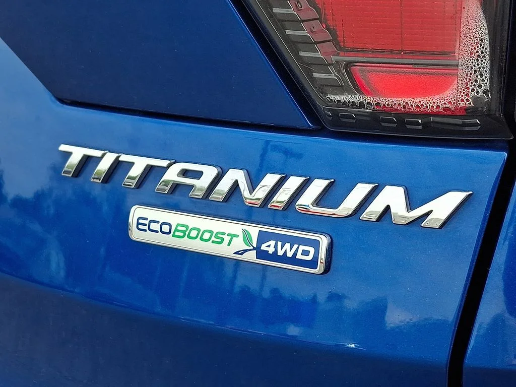 Used 2017 Blue Ford Titanium image 30