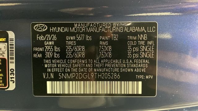 New 2026 Atlantis Blue Hyundai SEL image 9
