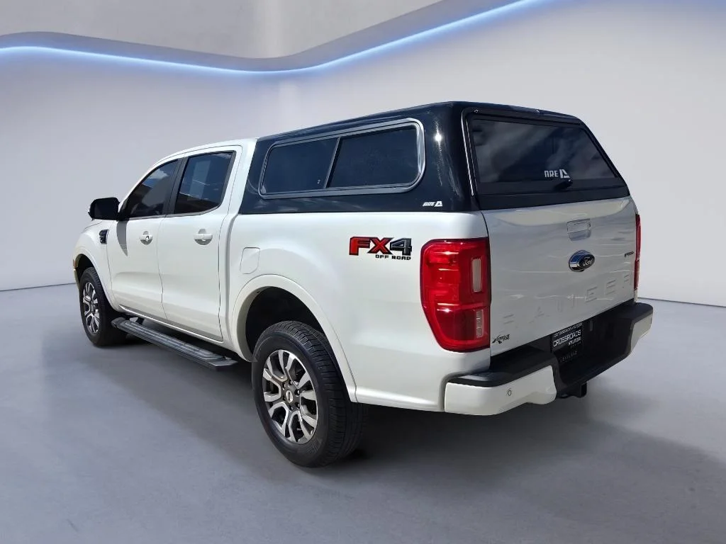 Used 2019 White Platinum Tri-Coat Ford LARIAT image 3