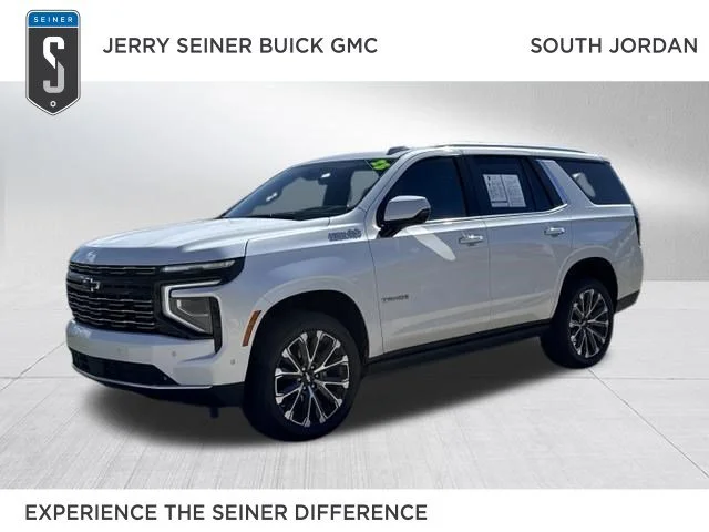 Used 2025 Iridescent Pearl Tricoat Chevrolet High Country image 1