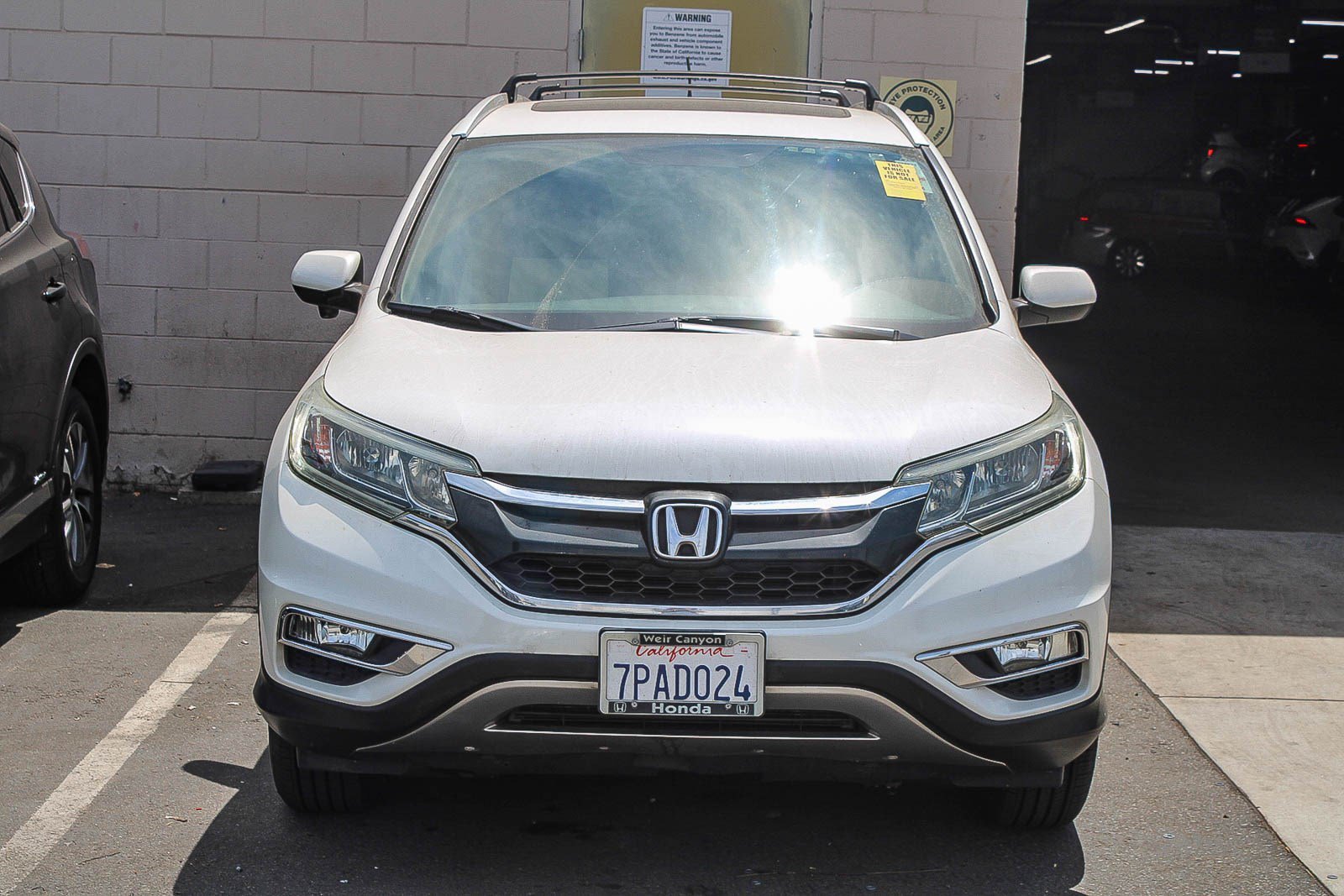 Used 2015 White Diamond Pearl Honda EX-L image 2
